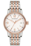 Buy Shop Burberry Analog White Dial Two Tone Steel Strap Watch for Women - BU7872 USA Online