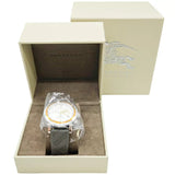 Buy Shop Burberry Belt Chronograph Silver Dial Brown Rubber Strap Watch For Men - BU9811 USA Online