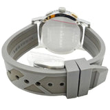 Buy Shop Burberry Belt Chronograph Silver Dial Brown Rubber Strap Watch For Men - BU9811 USA Online