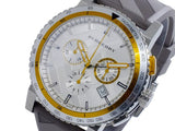 Buy Shop Burberry Belt Chronograph Silver Dial Brown Rubber Strap Watch For Men - BU9811 USA Online
