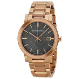 Buy Shop Burberry The City Light Brown Dial Rose Gold Steel Strap Watch for Women - BU9005 USA Online
