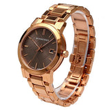 Buy Shop Burberry The City Light Brown Dial Rose Gold Steel Strap Watch for Women - BU9005 USA Online