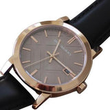 Buy Shop Burberry The City Brown Dial Brown Leather Strap Watch for Men - BU9013 USA Online