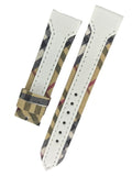 Buy Shop Burberry The City White Dial White Leather Strap Watch for Women - BU9015 USA Online