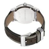 Buy Shop Burberry The City Grey Dial Leather Strap Watch for Men - BU9020 USA Online