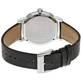 Burberry Heritage Grey Dial Black Leather Strap Watch for Men - BU9024