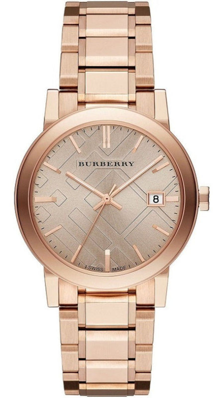 Buy Shop Burberry The City Rose Gold Dial Rose Gold Steel Strap Watch for Women - BU9039 USA Online