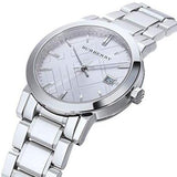 Buy Shop Burberry The City Silver Dial Silver Steel Strap Watch for Women - BU9035 USA Online