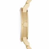 Burberry The City Gold Dial Gold Steel Strap Watch for Men - BU9038