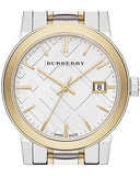 Buy Shop Burberry The City White Dial Two Tone Steel Strap Watch for Women - BU9115 USA Online