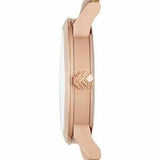 Burberry The City Diamonds Beige Dial Beige Leather Strap Watch for Women - BU9131