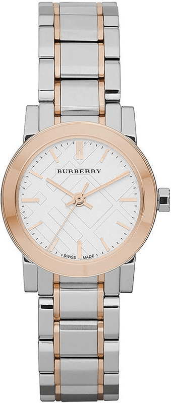 Buy Shop Burberry The City Silver Dial Two Tone Steel Strap Watch for Women - BU9205 USA Online