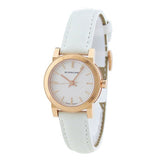 Buy Shop Burberry The City White Dial White Leather Strap Watch for Women - BU9209 USA Online