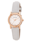 Buy Shop Burberry The City White Dial White Leather Strap Watch for Women - BU9209 USA Online