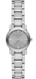 Burberry The City Diamonds Silver Dial Silver Steel Strap Watch for Women - BU9229