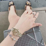 Buy Shop Burberry The City Gold Dial Gold Steel Strap Watch for Women - BU9234 USA Online