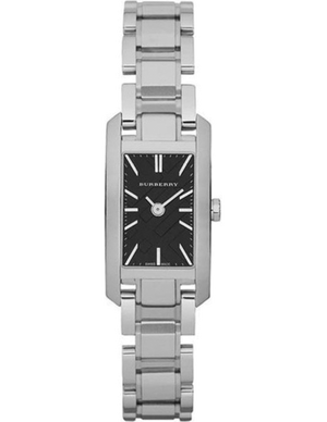 Buy Shop Burberry Heritage Black Dial Silver Steel Strap Watch For Women - BU9601 USA Online