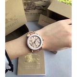 Buy Shop Burberry The City Rose Gold Dial Rose Gold Steel Strap Watch for Women - BU9703 USA Online