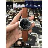Buy Shop Burberry The City Black Dial Brown Leather Strap Watch for Men - BU9905 USA Online