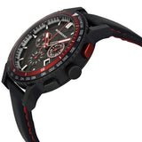 Buy Shop Burberry City Chronograph Black Dial Black Leather Strap Watch for Men - BU9803 USA Online