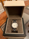 Buy Shop Burberry City Chronograph White Dial Silver Steel Strap Watch For Women - BU9700 USA Online