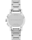 Buy Shop Burberry City Chronograph White Dial Silver Steel Strap Watch For Women - BU9700 USA Online