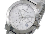 Buy Shop Burberry City Chronograph White Dial Silver Steel Strap Watch For Women - BU9700 USA Online