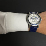 Buy Shop Burberry City Sport Chronograph White Dial Blue Rubber Strap Watch For Men - BU9808 USA Online