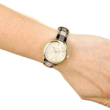 Buy Shop Burberry Classic Champagne Gold Dial Horseferry Leather Strap Watch for Women - BU10104 USA Online