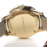 Buy Shop Burberry Classic Champagne Gold Dial Horseferry Leather Strap Watch for Women - BU10104 USA Online
