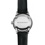 Buy Shop Burberry Classic Round Cream Dial Black Leather Strap Watch for Men - BU10008 USA Online