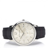 Buy Shop Burberry Classic Round Cream Dial Black Leather Strap Watch for Men - BU10008 USA Online