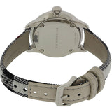 Buy Shop Burberry Classic Stone Silver Dial Horseberry Black Leather Strap Watch for Women - BU10103 USA Online