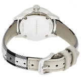 Buy Shop Burberry Classic Stone Silver Dial Horseberry Black Leather Strap Watch for Women - BU10103 USA Online