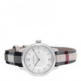 Buy Shop Burberry Classic Stone Silver Dial Horseberry Black Leather Strap Watch for Women - BU10103 USA Online