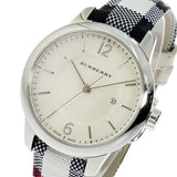 Buy Shop Burberry Classic Stone Silver Dial Horseberry Black Leather Strap Watch for Women - BU10103 USA Online