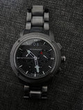 Buy Shop Burberry Endurance Chronograph Quartz Black Dial Black Steel Strap Watch For Men - BU9801 USA Online