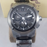 Buy Shop Burberry Endurance Chronograph Quartz Black Dial Black Steel Strap Watch For Men - BU9801 USA Online