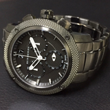 Buy Shop Burberry Endurance Chronograph Quartz Black Dial Black Steel Strap Watch For Men - BU9801 USA Online