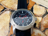 Buy Shop Burberry Endurance Sport Chronograph Black Dial Black Rubber Strap Watch for Men - BU7700 USA Online