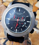 Buy Shop Burberry Endurance Sport Chronograph Black Dial Black Rubber Strap Watch for Men - BU7700 USA Online