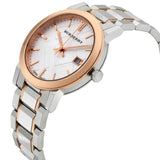 Buy Shop Burberry The City White Dial Two Tone Steel Strap Watch for Women - BU9006 USA Online