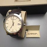Buy Shop Burberry Heritage Beige Dial Brown Leather Strap Watch for Men - BU1777 USA Online