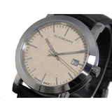 Buy Shop Burberry Heritage Beige Dial Brown Leather Strap Watch for Men - BU1777 USA Online