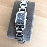 Buy Shop Burberry Heritage Black Dial Silver Steel Strap Watch For Women - BU9601 USA Online