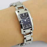 Buy Shop Burberry Heritage Black Dial Silver Steel Strap Watch For Women - BU9601 USA Online