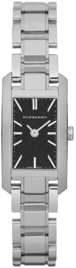 Buy Shop Burberry Heritage Black Dial Silver Steel Strap Watch For Women - BU9601 USA Online