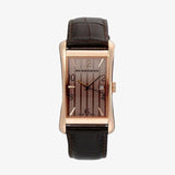 Buy Shop Burberry Heritage Brown Dial Brown Leather Strap Watch for Men - BU3000 USA Online