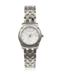 Buy Shop Burberry Heritage Check White Dial Silver Steel Strap Watch for Women - BU1853 USA Online