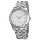 Buy Shop Burberry Heritage Check White Dial Silver Steel Strap Watch for Women - BU1853 USA Online